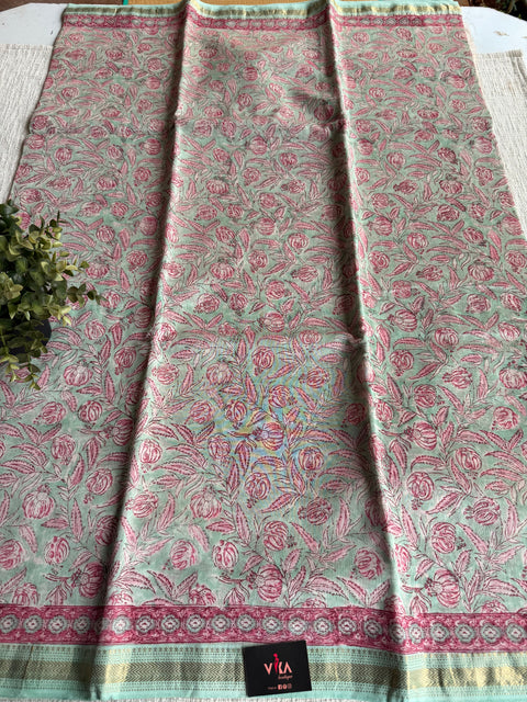 Maheswari border chanderi saree