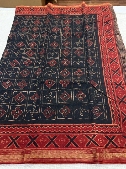 Maheswari border chanderi saree