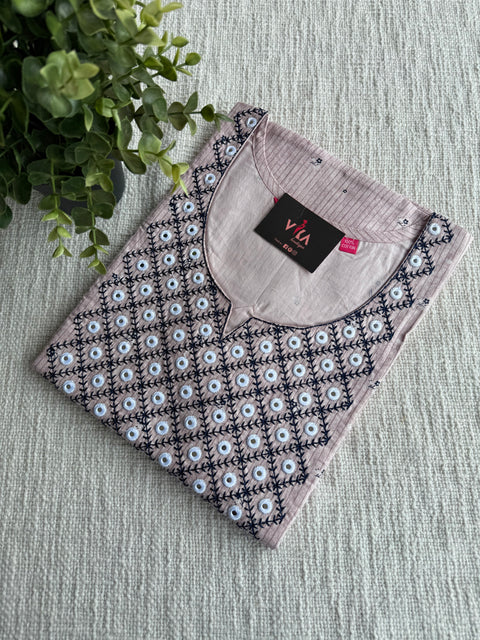 XL size printed cotton nighty