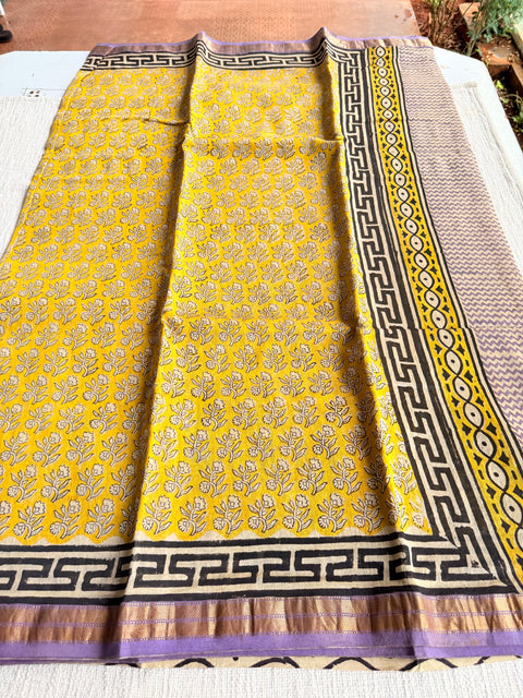 Maheswari border chanderi saree