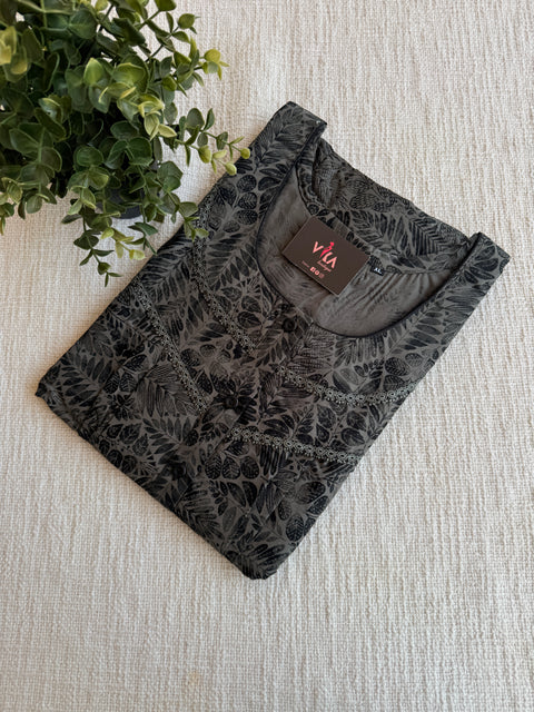XL size printed italian cotton Nighty