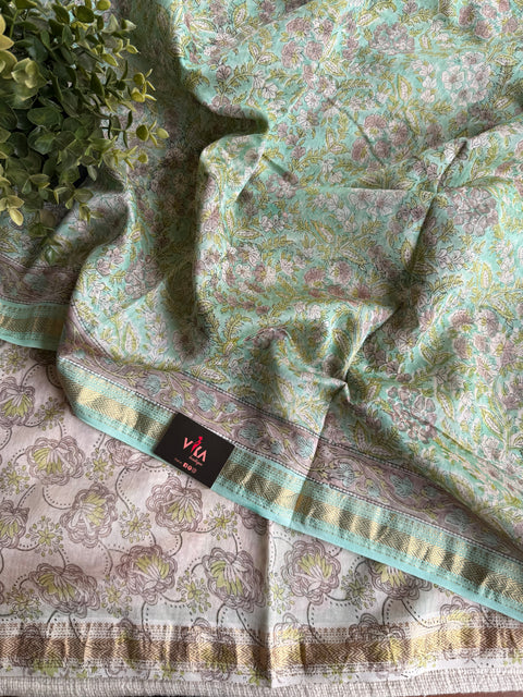 Maheswari border chanderi saree