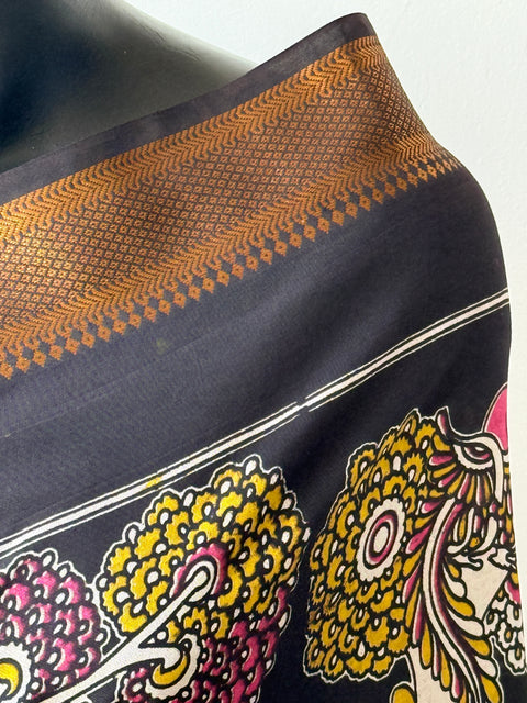 Kalamkari chennuri silk Saree