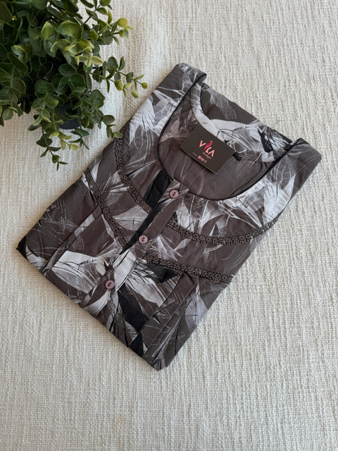 XL size printed italian cotton Nighty