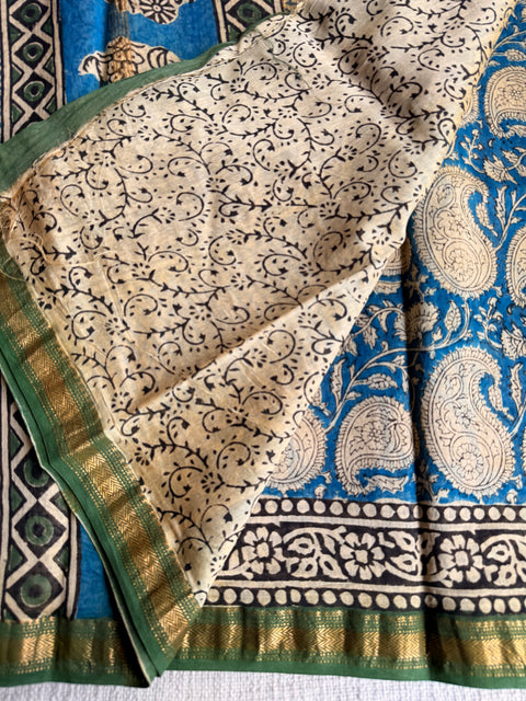 Maheswari border chanderi saree