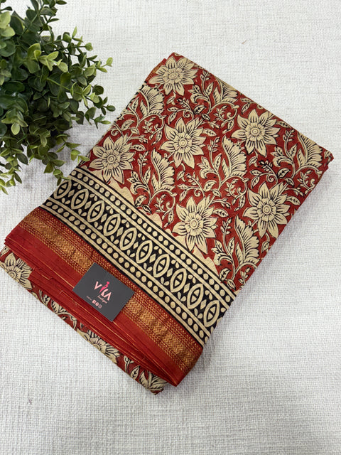 Maheswari border chanderi saree