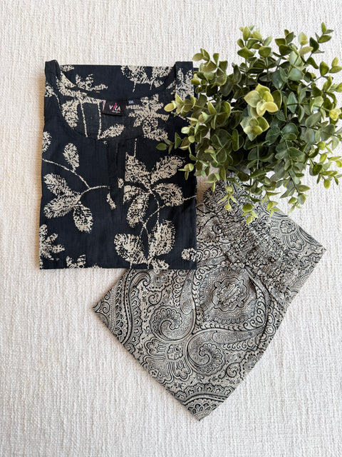 XXL size printed Co-ord Night suit