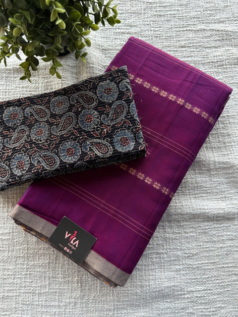 lNarayanpet cotton saree with blouse