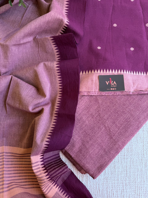 Handloom cotton salwar suit material
