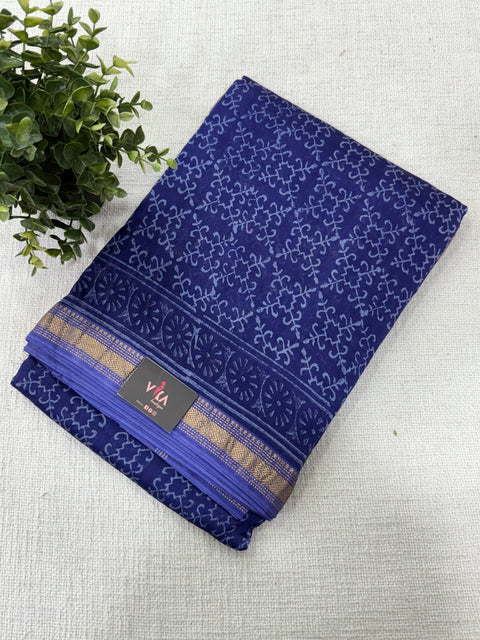Maheswari border chanderi saree
