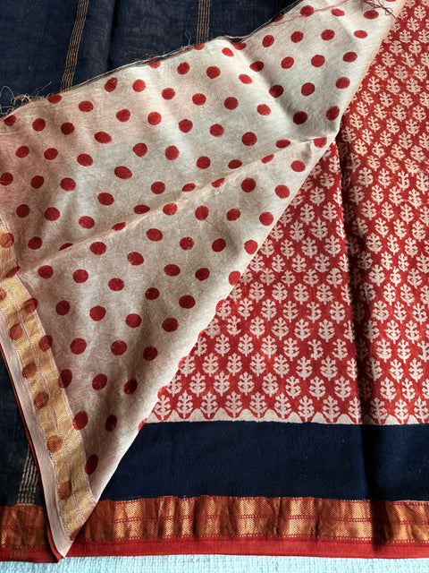 Maheswari border chanderi saree