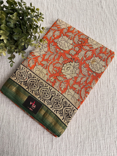 Maheswari border chanderi saree