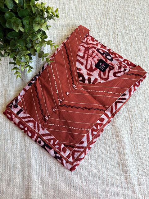 XL size Batik printed cotton nighty
