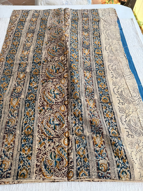 Kalamkari printed cotton saree