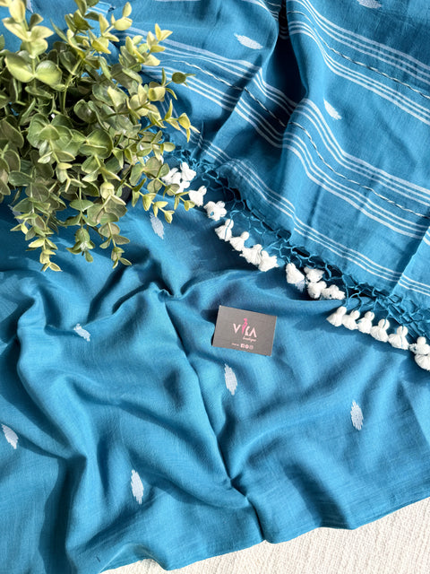Bhutta weaving mul cotton saree