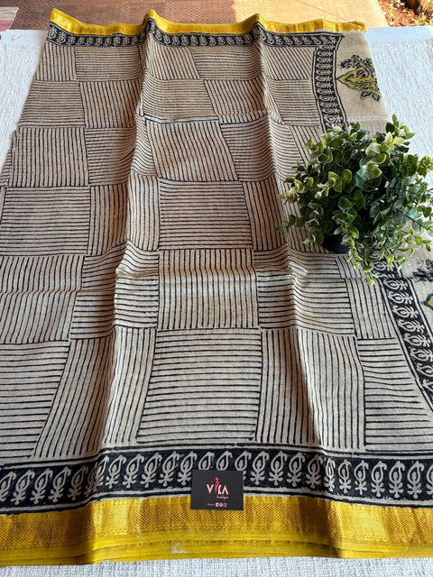 Maheswari border chanderi saree