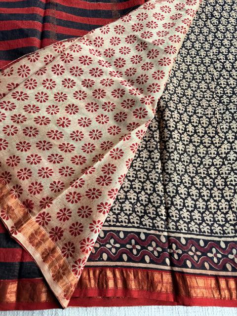 Maheswari border chanderi saree