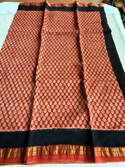 Maheswari border chanderi saree