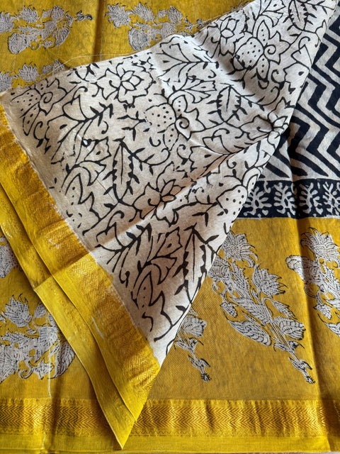 Maheswari border chanderi saree