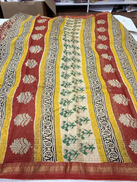 Maheswari border chanderi saree