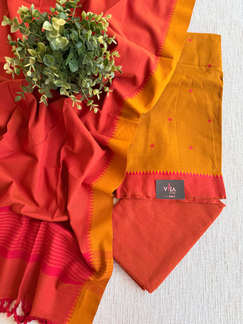Handloom cotton salwar suit material