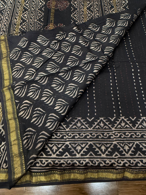Maheswari border chanderi saree