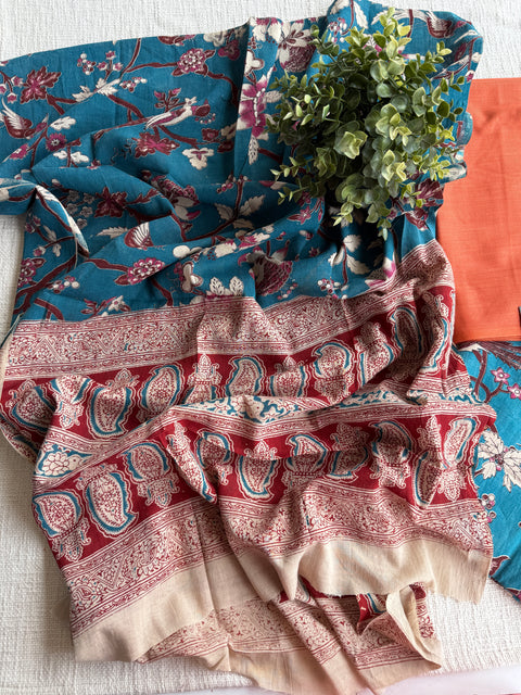 Kalamkari salwar suit material