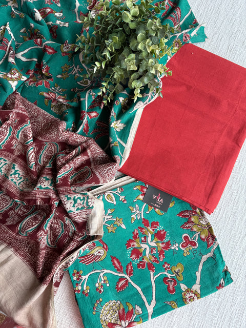 Kalamkari salwar suit material