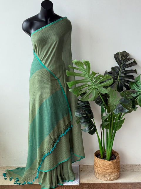 Mulmul kucho handloom cotton saree
