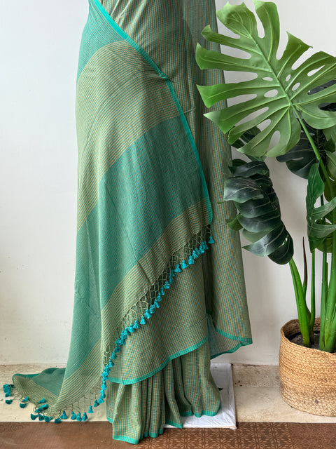 Mulmul kucho handloom cotton saree