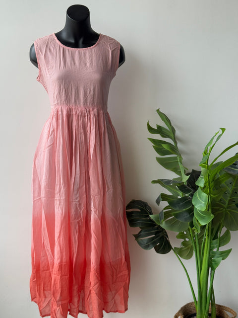 Floral Embroidered Shrug with peachish pink grown
