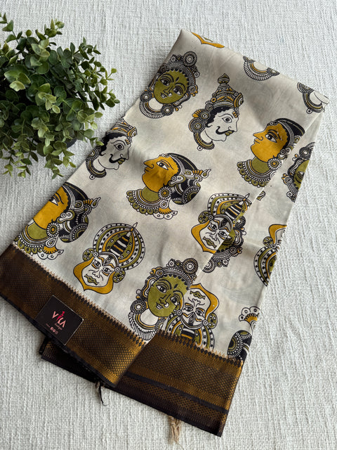 Kalamkari chennuri silk Saree