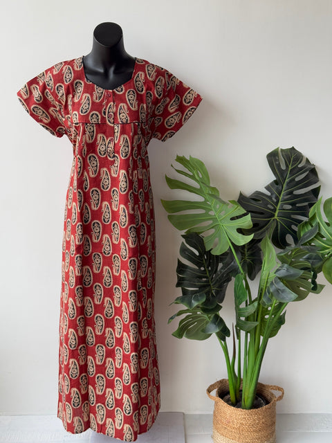 L size Printed Cotton Nighty
