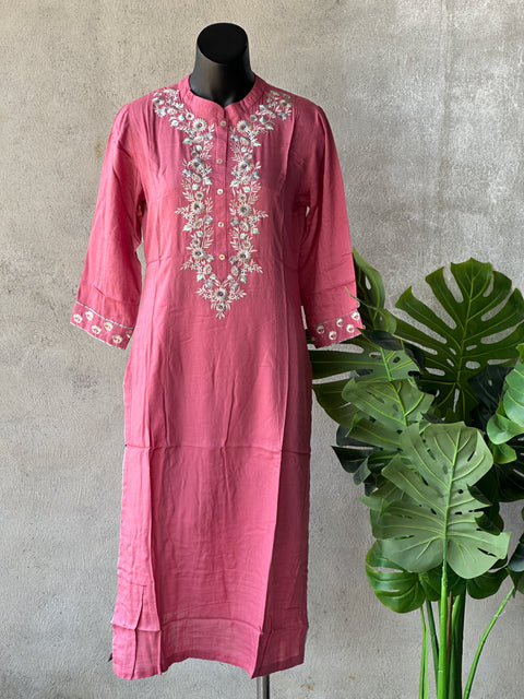 Embroidery Rayon kurti