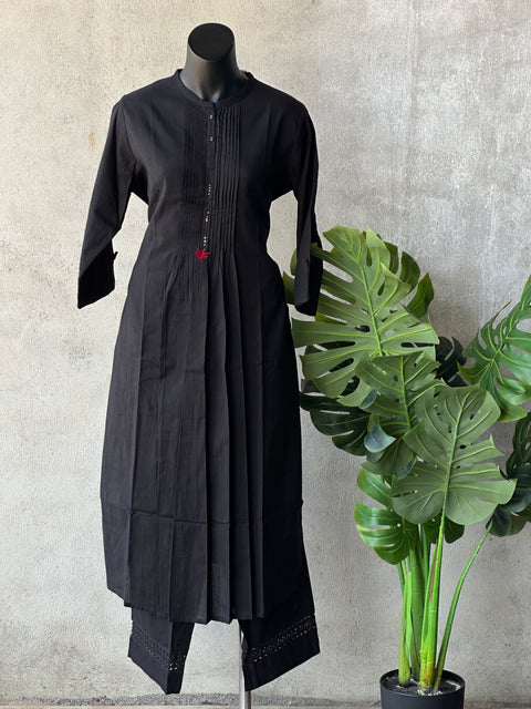 Black cotton Ready kurta pant