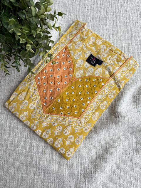 L Size printed cotton nighty