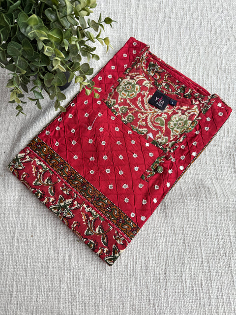 L Size printed cotton nighty