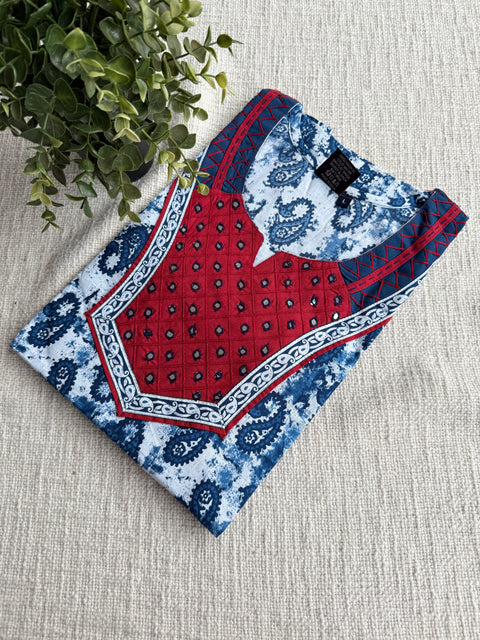 L Size printed cotton nighty