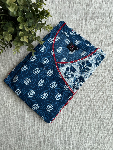 L size printed cotton Nighty