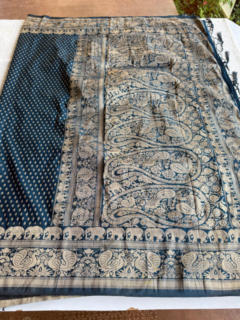 Bhutta weaving crepe Georgette Saree