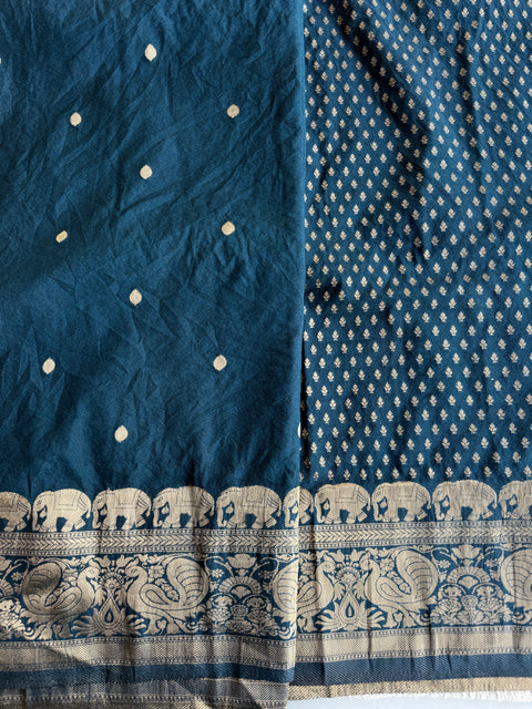 Bhutta weaving crepe Georgette Saree