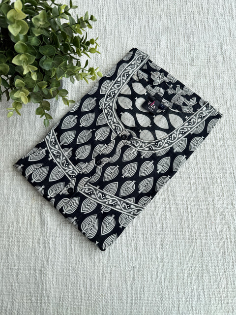 L size printed cotton Nighty