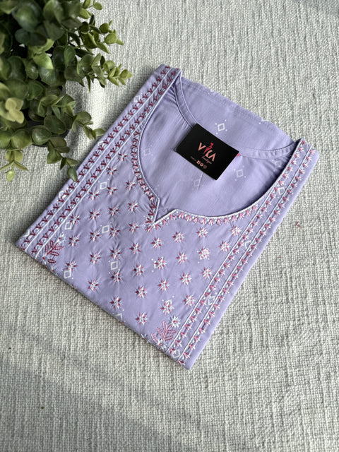 L and XL Size printed poly cotton nighty