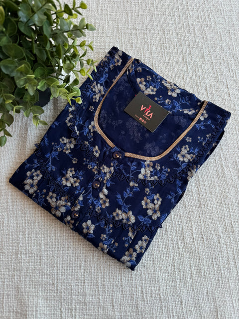 L size Printed Alpine nighty