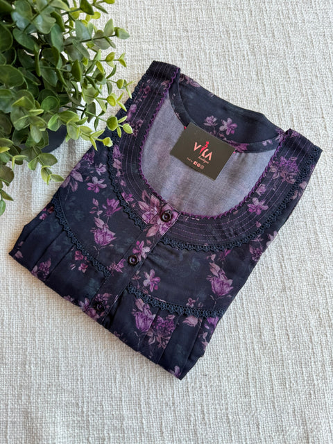 L size Printed Alpine nighty