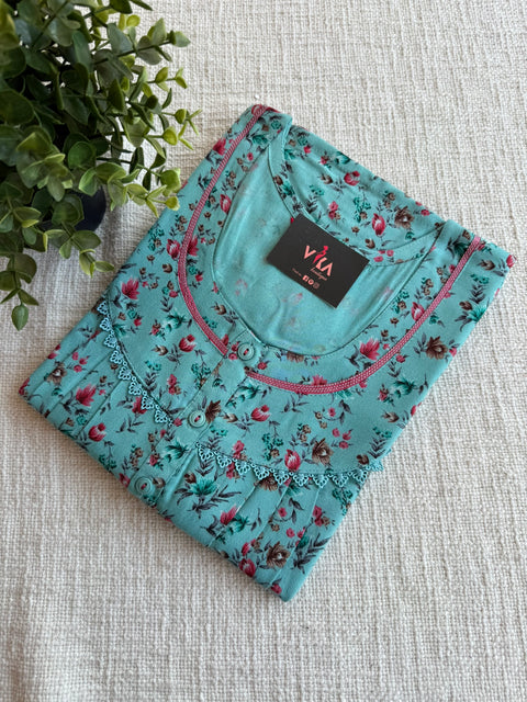 L size Printed Alpine nighty
