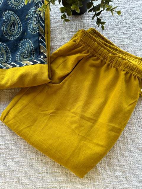 Printed Vikhadi cotton suit material