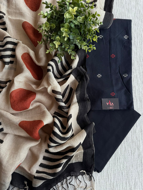 Handloom cotton salwar material