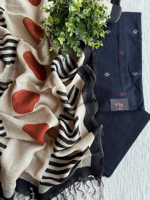 Handloom cotton salwar material