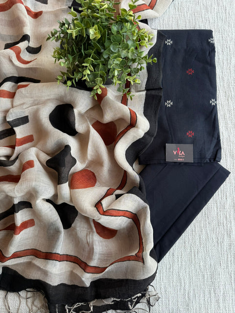 Handloom cotton salwar material
